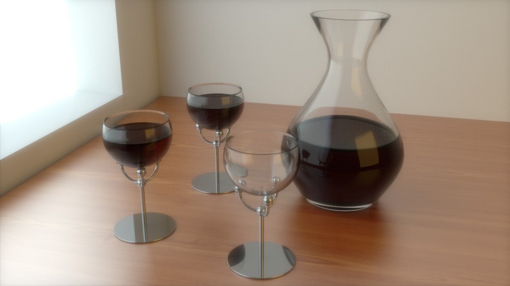 Untraditional wine glass design preview image 1
